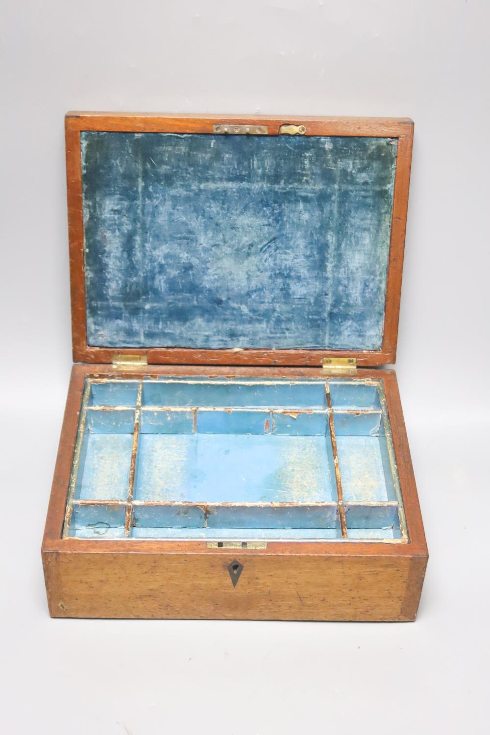 Three Victorian boxes including a Windsor and Newton artist's box, 24cm - Image 4 of 4
