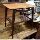 A Dutch 1950's 'Webe' rectangular teak occasional table attributed to Louis Van Teefellelen, with