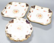 A late 19th century Wedgwood 7 piece part dessert service