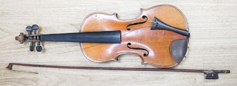 Three violins and violin parts