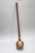 A Zulu hardwood knobkerrie 59cm