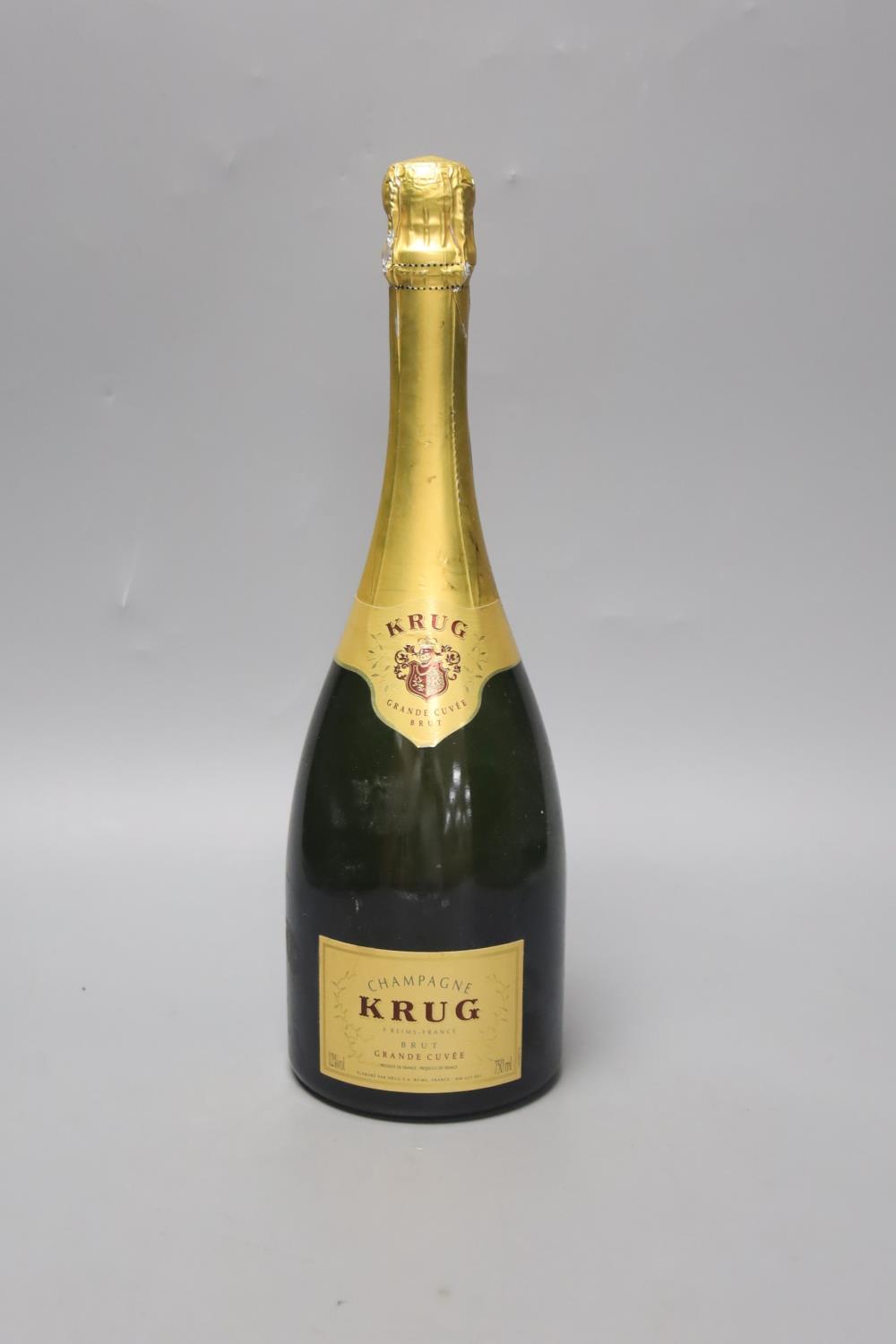 One bottle Krug Grand Cuvee 70cl