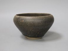 A Chinese hare’s fur bowl. Diameter 12cm