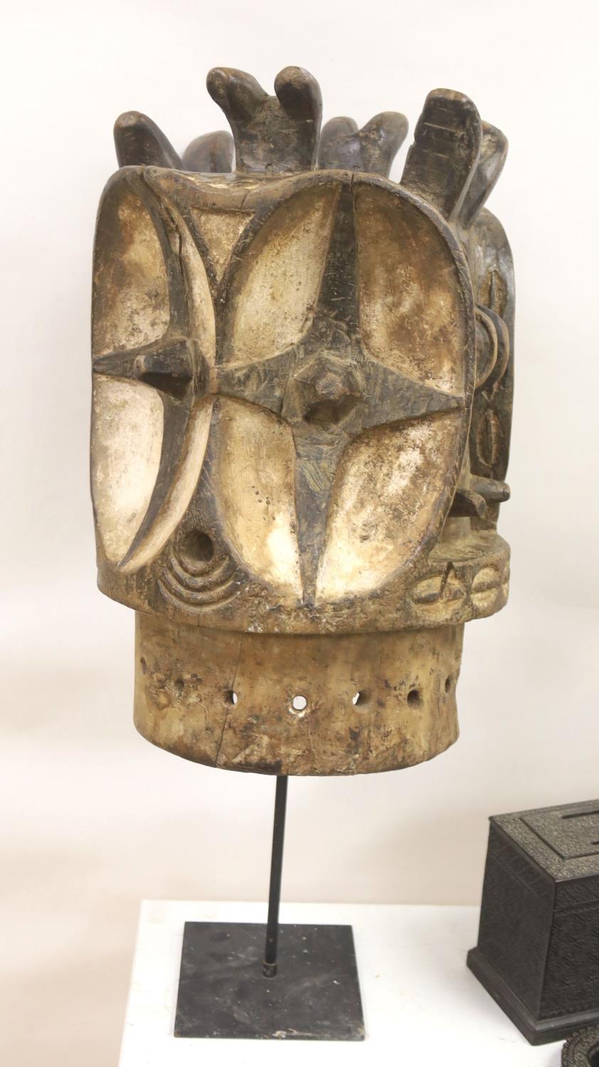 A Janus Bembe peoples aluga helmet mask75cm