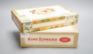A box of Romeo and Julietta cigars and King Edward cigars
