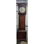 An early 19th century mahogany cased eight day longcase clock by D. Jones, Merthyr, height 211cm