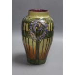 Margaret Armstrong, a floral Doulton Lambeth vase, 25cm