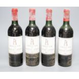Four bottles of Grand Vin De Chateau Latour 1967