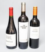 10 bottles various red wines