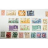 A large well-filled New Ideal Postage Stamp Album