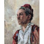 James Le Jeune RHA (1910-1983), oil on canvas, Portrait of a gentleman, signed, 60 x 50cm