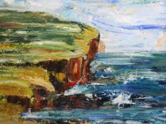 § Peter Mclaren (1964-) Brought of Birsay, 1997Oil on boardAitken Dott Ltd label verso91 x 122cm.