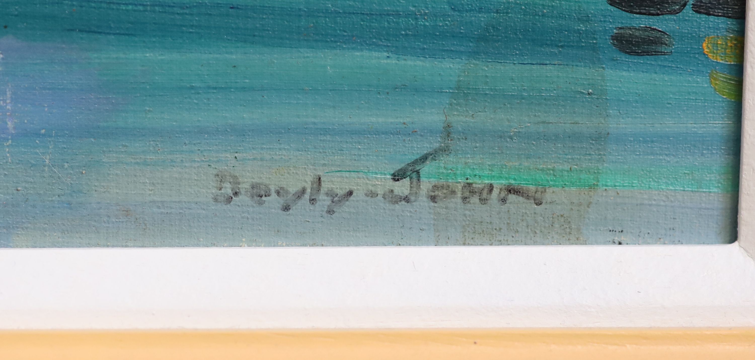 § Cecil Rochfort D'Oyly John (1906-1993) 'Shoreham Harbour, Evening'oil on boardsigned30 x 39cm - Image 3 of 4
