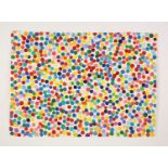 § Damien Hirst (1965-) 'Enclosing Doors, 2016' from the Currency Seriespaint on A4 paperNo 1542,