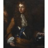 17th century English School Portrait of a gentleman wearing armourOil on canvas115x96cm. Unframed.