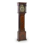 George Aickin of Cork. A George III inlaid mahogany eight day longcase clock,the 13 inch arched