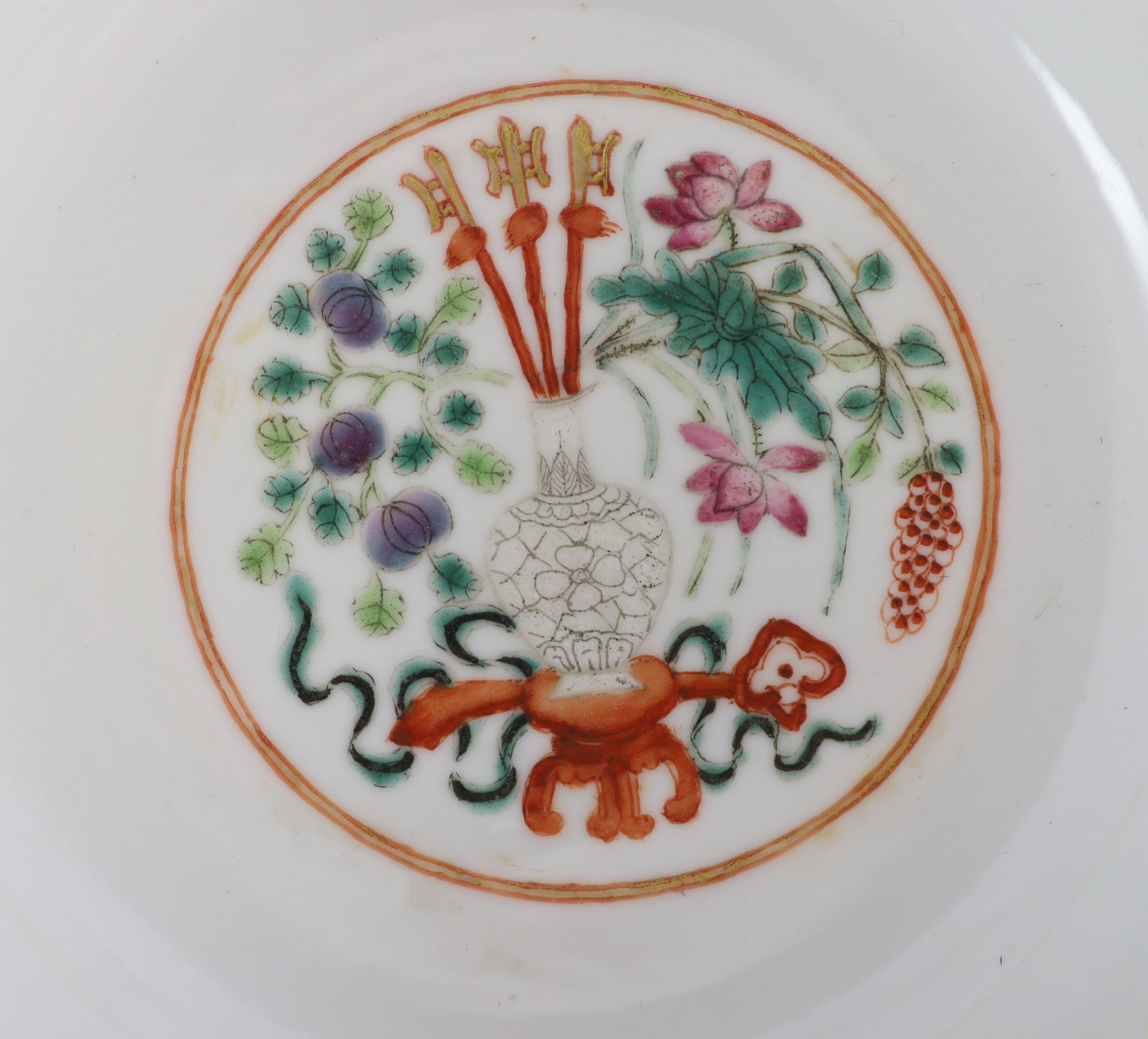 A fine Chinese yellow ground 'dragon and phoenix' medallion deep bowl, Guangxu mark and period ( - Image 4 of 5