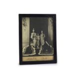 Royal Interest - a signed photograph of George VI, Queen Elizabeth and Princesses Elizabeth and