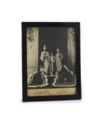 Royal Interest - a signed photograph of George VI, Queen Elizabeth and Princesses Elizabeth and
