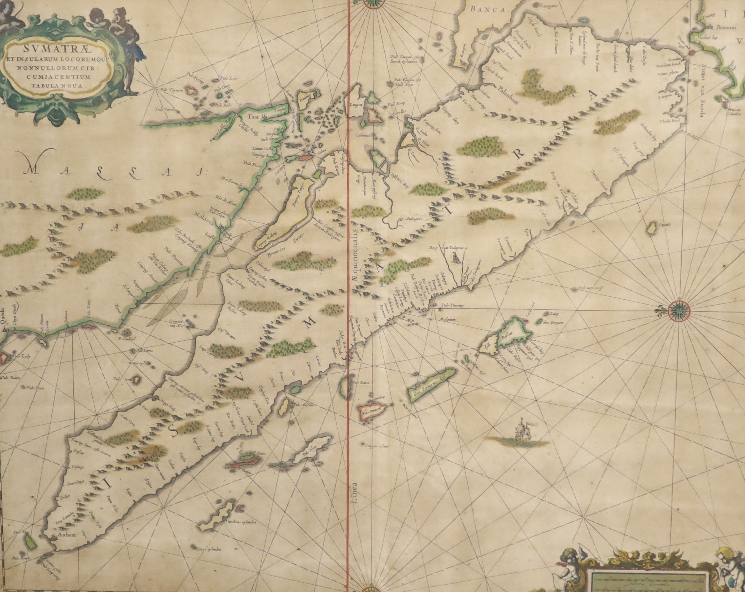 Gerard Van Keulen (1678-1726) Map of Sumatrae, inscribed ‘Svmatrae et Insularum Locorumque