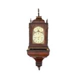 Thomas Evans of London. A George III ormolu mounted mahogany chiming bracket clock,with