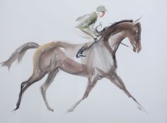 § John Rattenbury Skeaping (1901-1980) Horse with jockey upwatercoloursigned and dated '6231 x 41cm