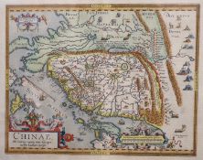 Ortellius after Ludovicus Georgius Map of China, 1584coloured engravingChinae, olim Sinarum