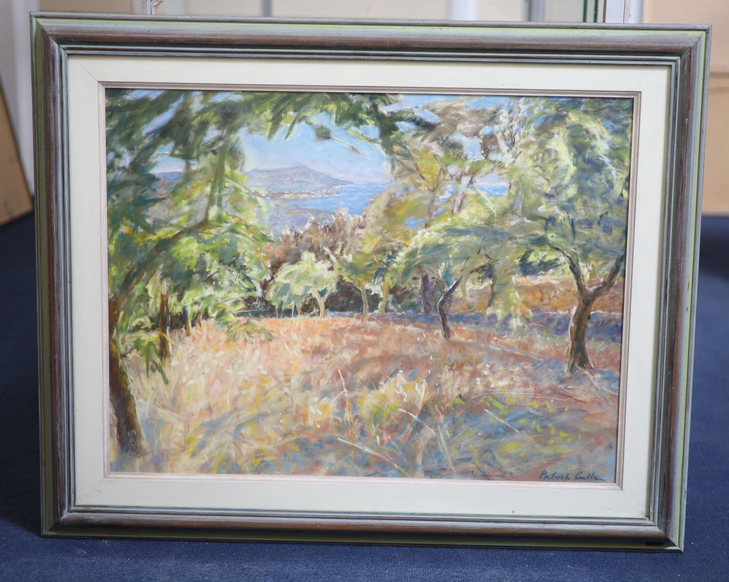 § Patrick Cullen (Contemporary) Orchard, Grats (Languedoc)PastelSigned46 x 61cm. - Image 2 of 4