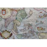 Abraham Ortelius (1527-1598) Map of Indiae Orientalis, 1575hand coloured engraving43 x 54cm