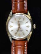 A gentleman's early 1960's steel and gold plated Rolex Oyster Perpetual wrist watch,with arrowhead