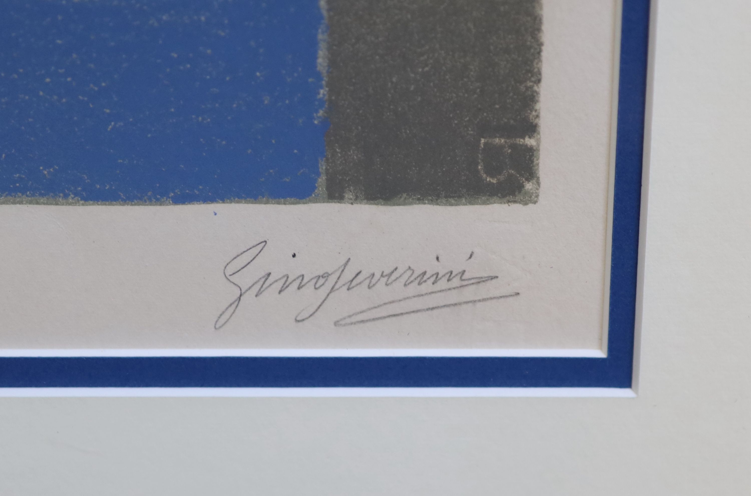 § Gino Severini (Italian 1833-1966) 'Arlecchino e Pedrolino'lithographsigned in pencil, 89/12069 x - Image 3 of 4