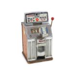 A Jennings 'The Governor' Tic Tac Toe penny slot machine,'in any position, six pence pays 18',