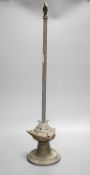 An ecclesiastical incense stand, height 62cm