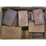 ° Old Leather - mainly literature, 17th - 19th century, includes Menage's Menagiana, ou Bon