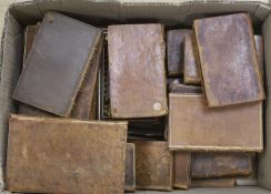 ° Old Leather - mainly literature, 17th - 19th century, includes Menage's Menagiana, ou Bon