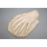 A composite model hand, pianist Jorges Bolet, length 22cm