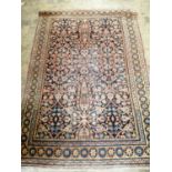 † An antique Khorossan rug, 136 x 92cmThe property of Bath and Racquets Club