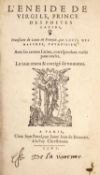 ° Virgil, L'Eneide de Virgile, Prince des Poetes Latins...(16), 672pp., 18th century gilt-ruled