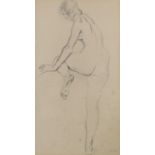Augustus John (1878-1961), lithograph, Study of a female nude, 22 x 13cm