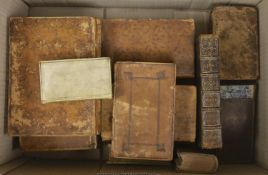 ° Old Leather- mainly Greek and Latin texts, 17th and 18th century, includes Ennius, Poetae