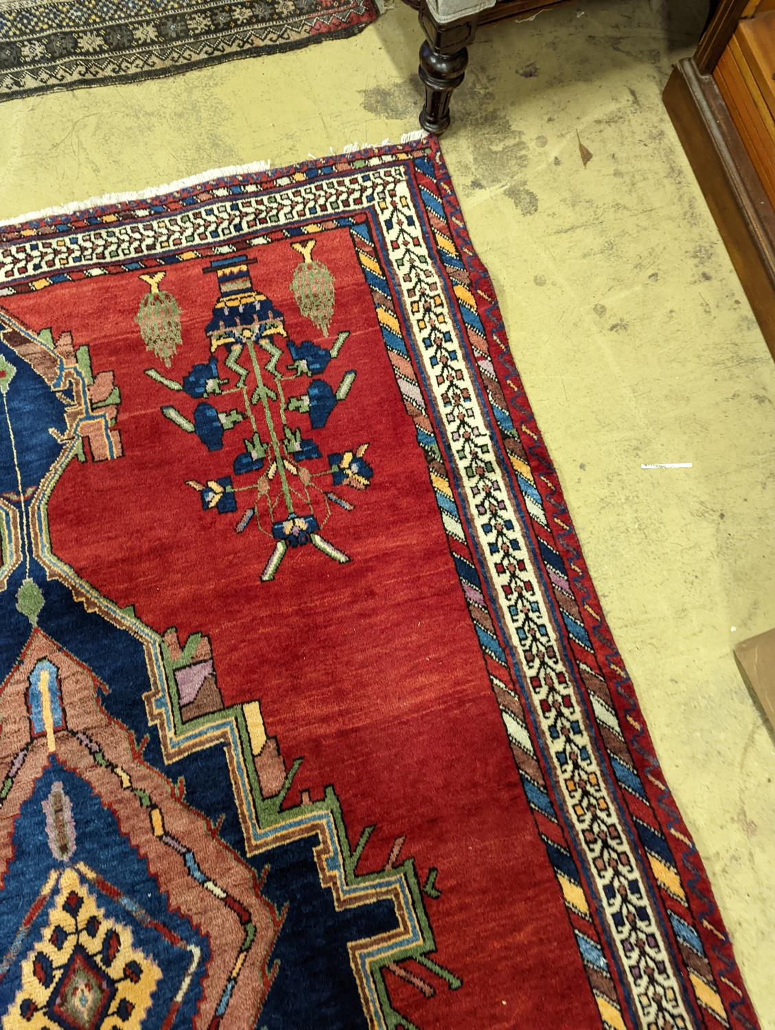 A Caucasian red ground rug, 240 x 168cm - Image 5 of 6