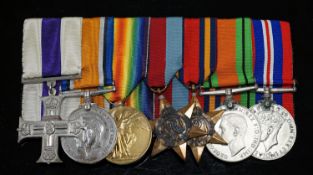 A Military Cross group of seven to 2. Lieut. E. J. CuddefordIncluding WW1 war and victory medals,