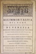 ° Strozzi, Giulio. La Venetia Edificata. Poemo Eroico...con gli argomenti del Sig. Francesco