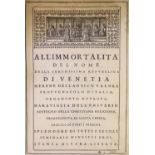 ° Strozzi, Giulio. La Venetia Edificata. Poemo Eroico...con gli argomenti del Sig. Francesco