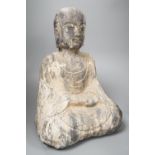 A composition stone Buddha 40cm
