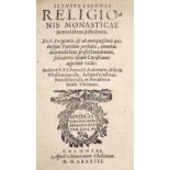 ° Sancto Audomaro, Petrus. Illustrationes Religionis Monasticae ...engraved title device; (19),