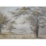 Anthony Devis (1729-1816) Bagshot Heath, Surreyink and watercolour1970 Fine Art Society Exhibition