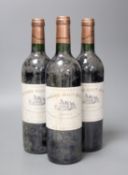 3 bottles chateau bahans haute brion 2002