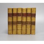 ° D'Urfey, Thomas - Wit and Mirth, or Pills to Purge Melancholy, 4th edition, 6 vols, 12mo, calf