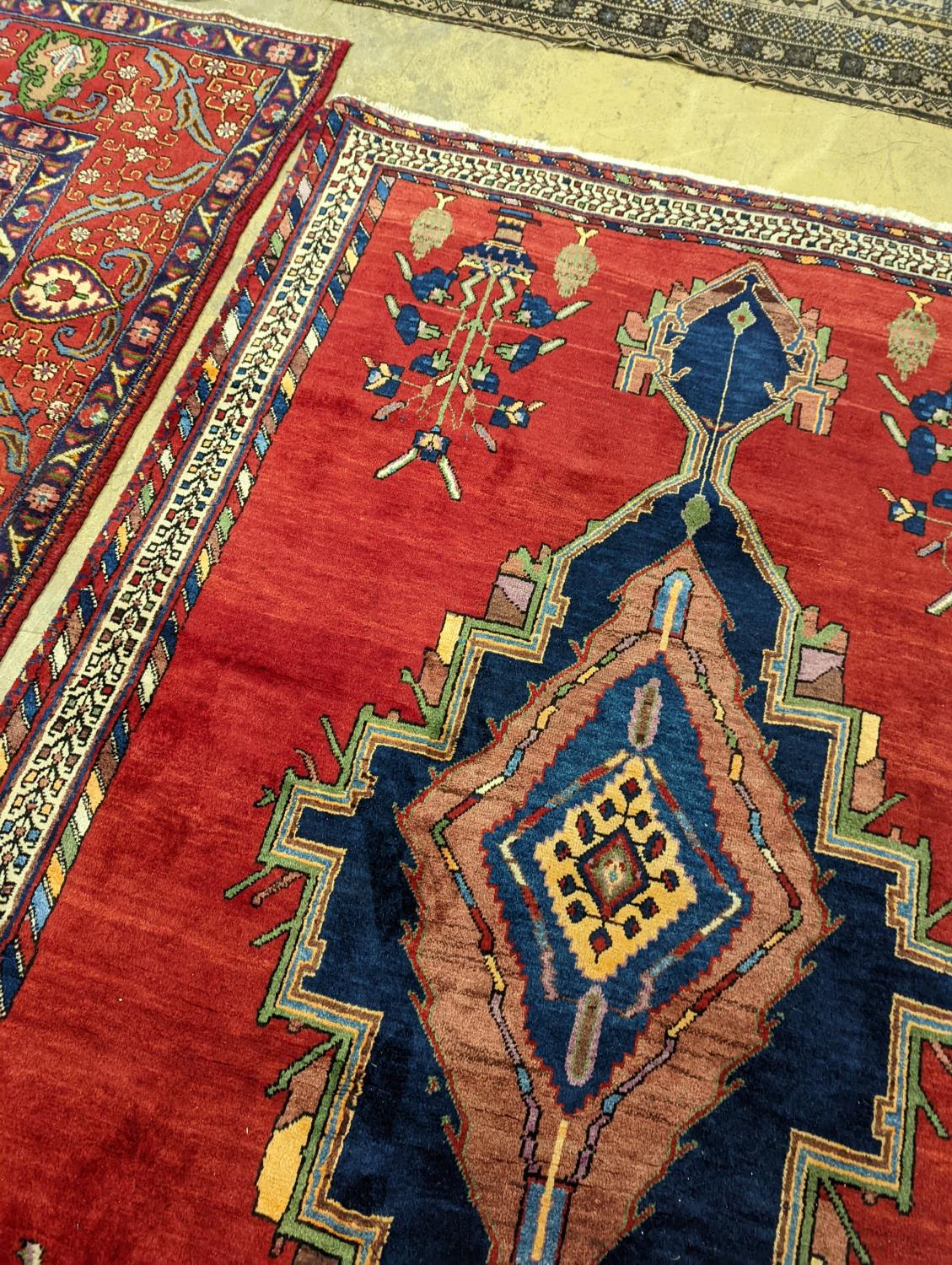 A Caucasian red ground rug, 240 x 168cm - Image 4 of 6